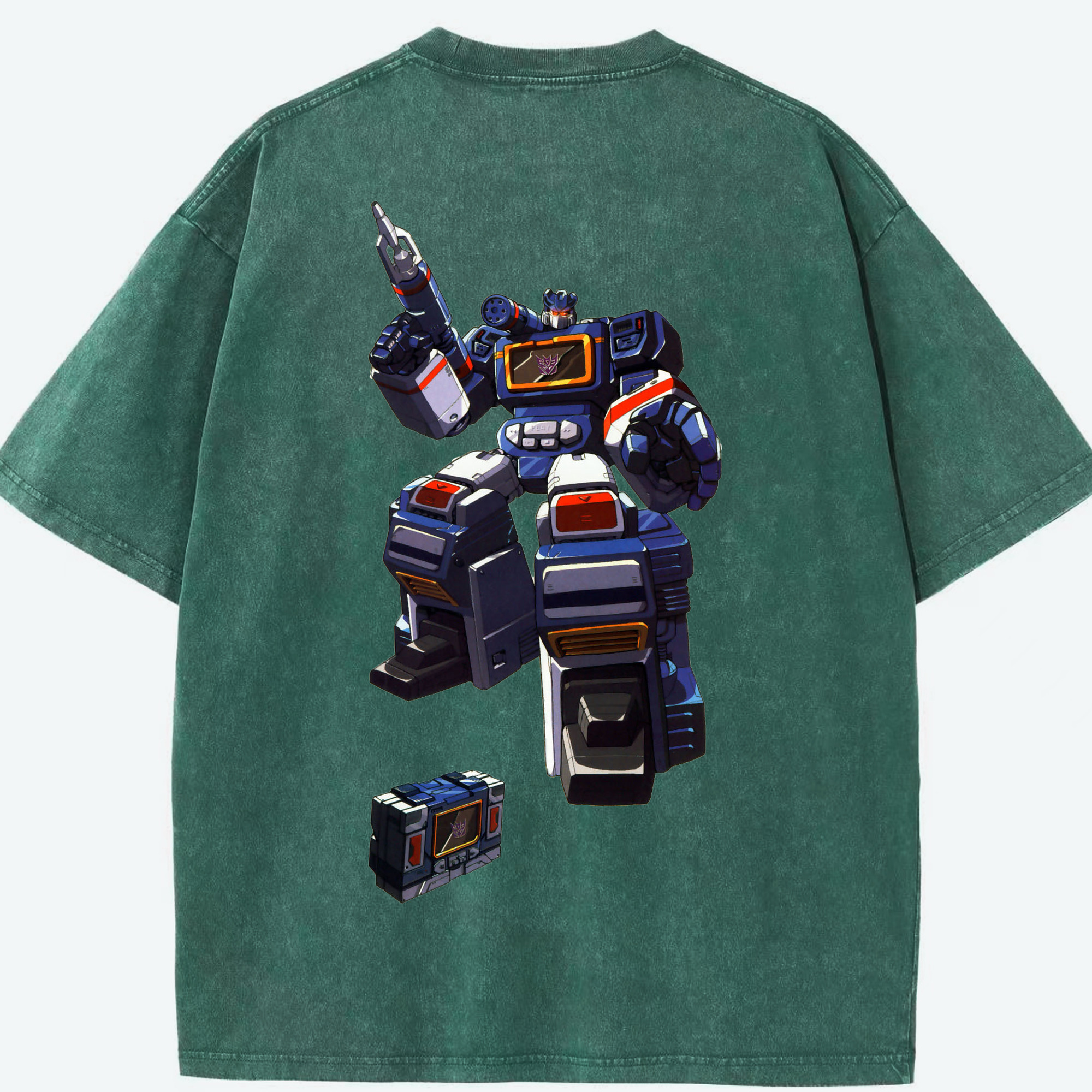 （画像用）  綿100% ヴィンテージ風 半袖Tシャツ（背面プリント）